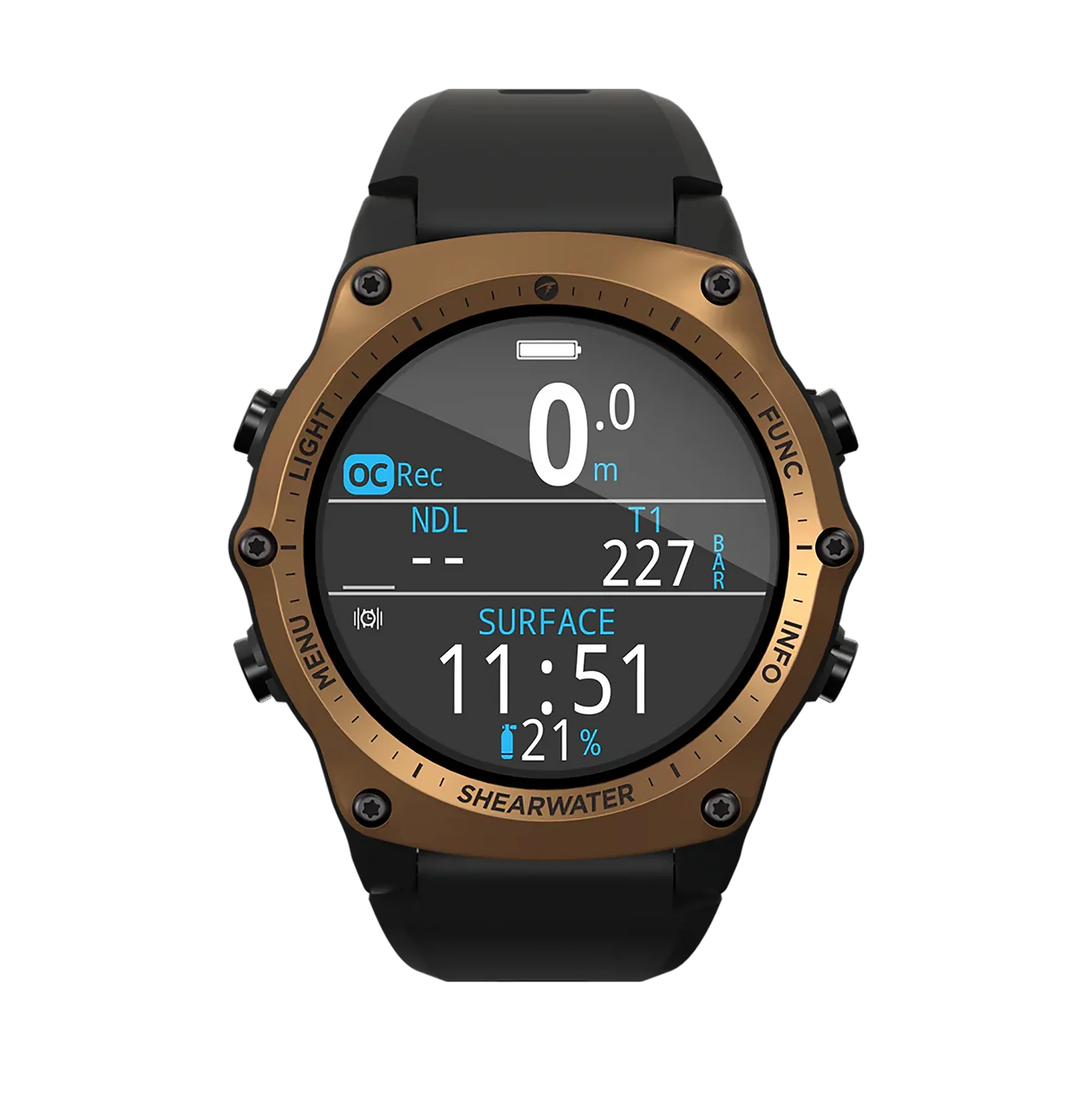 SHEARWATER TERIC DIVE COMPUTER - Journey’s Edition Bronze
