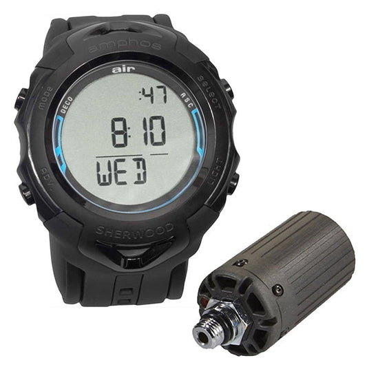 Sherwood Amphos Air dive computer with Bluetooth and hoseless air integration system