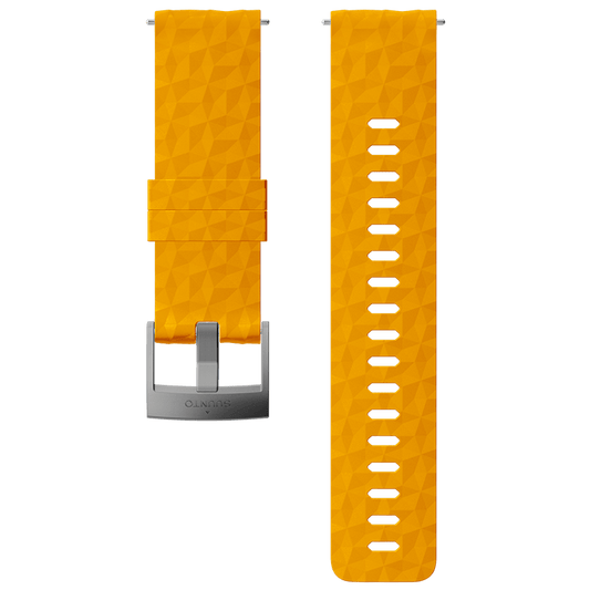 Suunto 24mm Explore 1 Silicone Strap M - Amber/Gray
