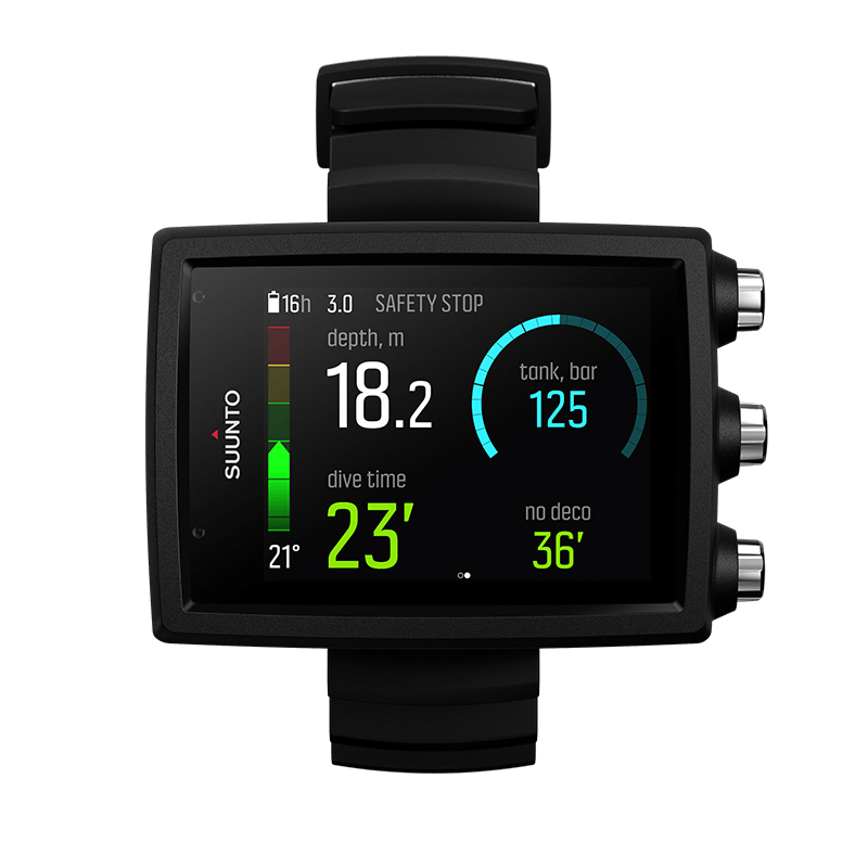 Suunto EON Core Dive Computer - Black (with USB & Bungee)
