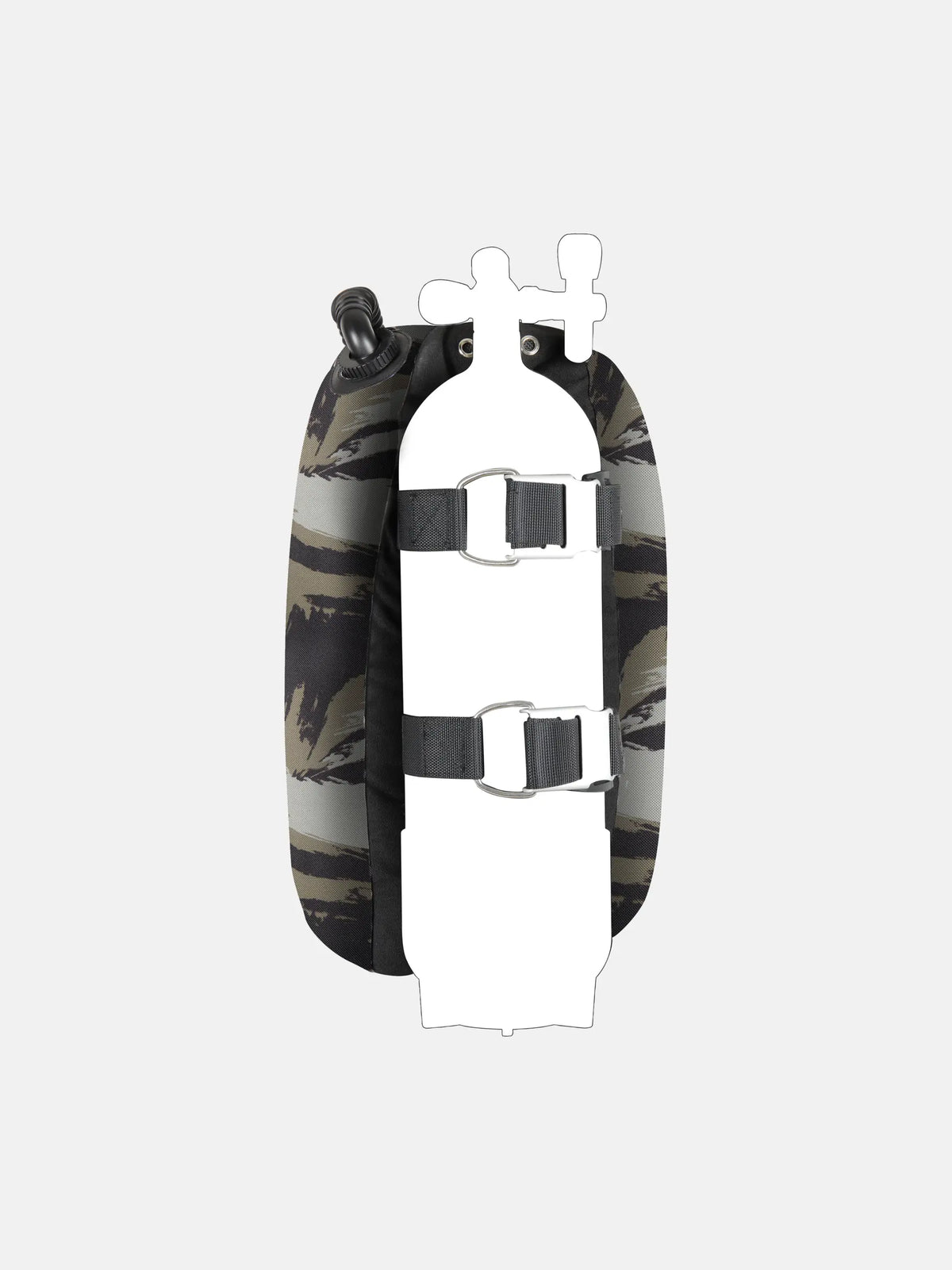 Mares Tactical Green Single Backmount Set