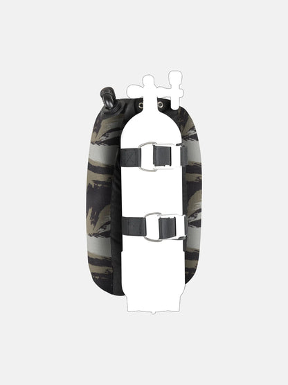 Mares Tactical Green Single Backmount Set