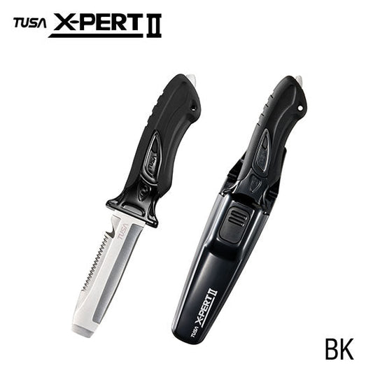 Tusa FK-920 X-Pert II blunt tip knife with 420 stainless steel blade and ergonomic grip