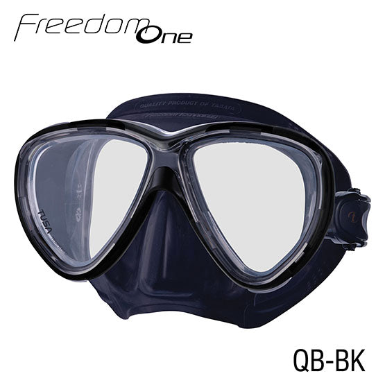 Tusa M-211 Freedom One Mask with black silicone, advanced fit and comfort.