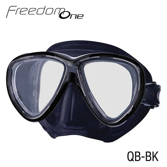 Tusa M-211 Freedom One Mask with black silicone, advanced fit and comfort.