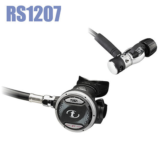 Tusa RS1207 regulator lightweight durable entry-level diving regulator with easy maintenance and venturi flow adjustment