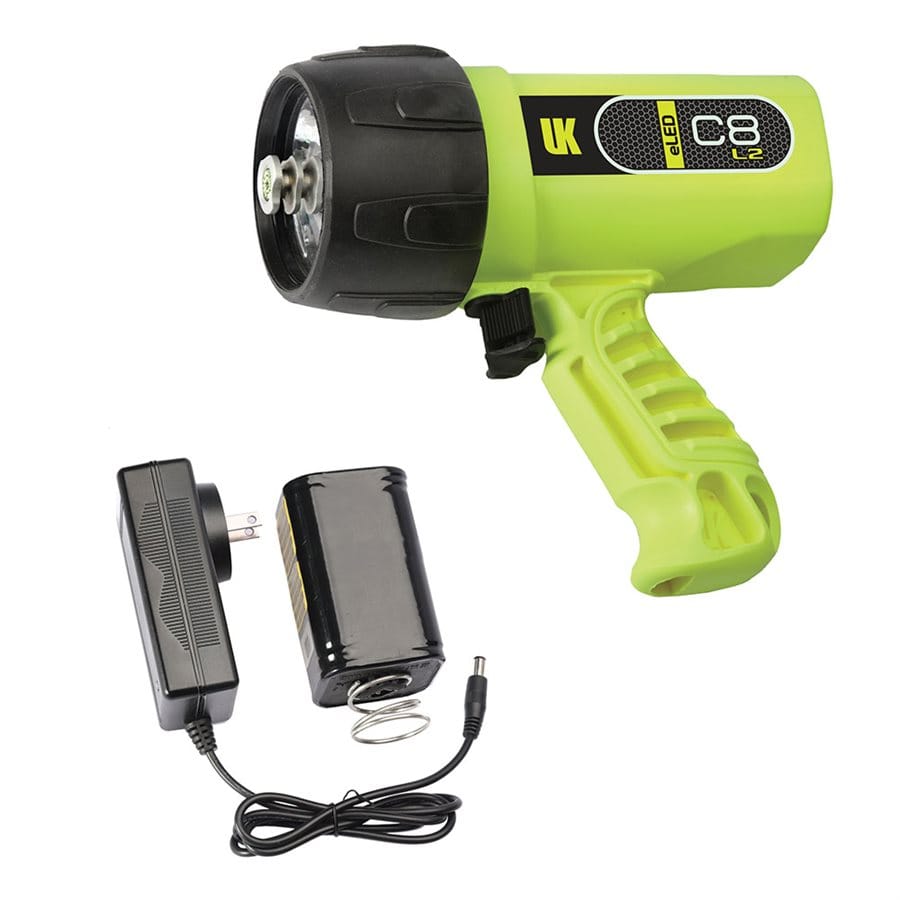 Underwater Kinetics C8 eLED (L2) Rechargeable Dive Light w / NiMH Battery / Charger