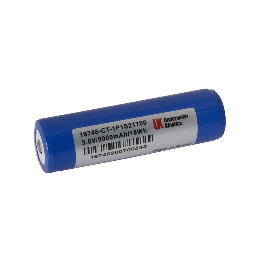 Underwater Kinetics Lithium-Ion Battery 5000 mAh 21700 Size for Aqualite MAX, MULTI, PRO2