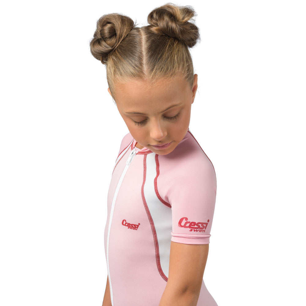 Cressi Kids Swimsuit Short Sleeve Girl