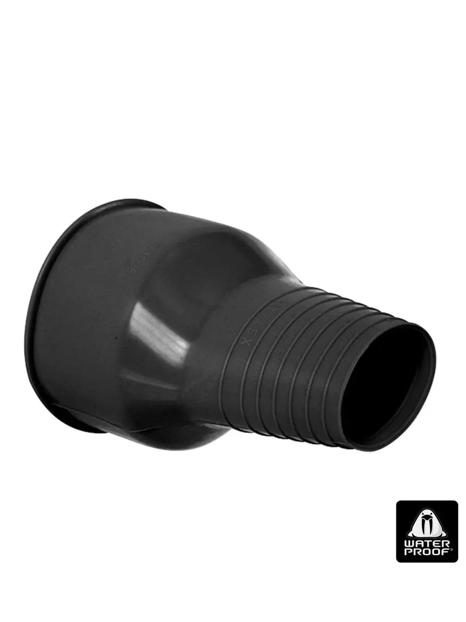 Black waterproof bottleneck seal for dry glove systems, wrist seal compatible with Antares Dry Glove System