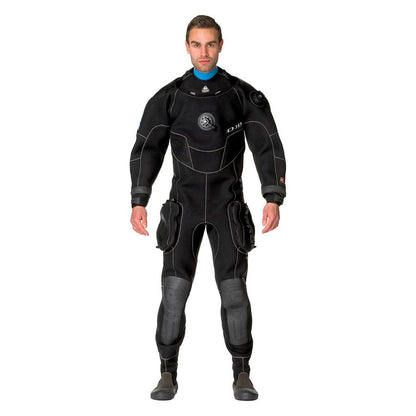Waterproof D10 Pro ISS men's neoprene drysuit with integrated silicone seals and reinforced protective features