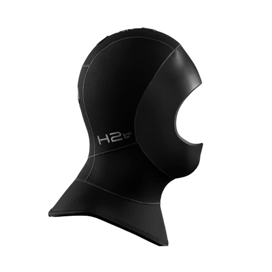 Waterproof H2 5/10MM Sandwich Hood (With Bib) - X-Small - Hood