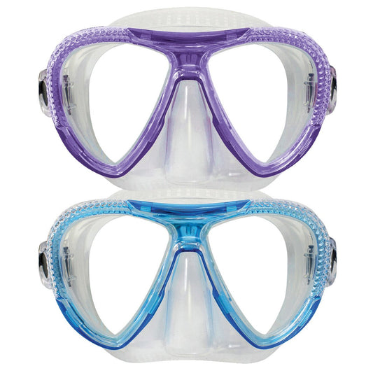 XS Scuba Diamond Mask - Transparent Aqua