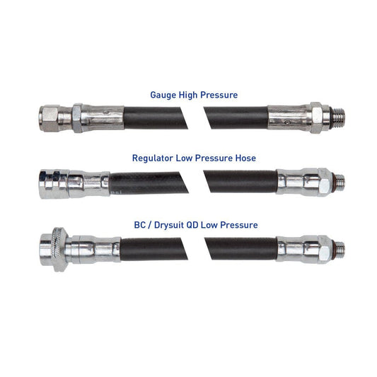 XS Scuba Gauge High Pressure Hoses
