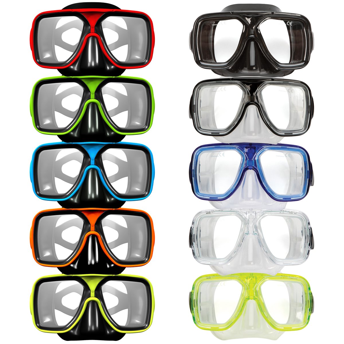 XS Scuba Metro Mask - Black