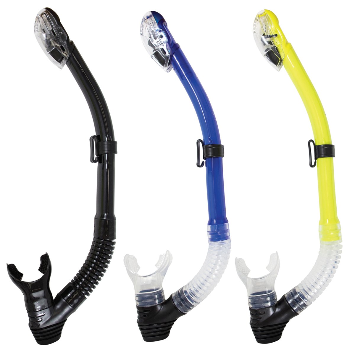 XS Scuba Oceanways - Dry Snorkel - Black Silicone
