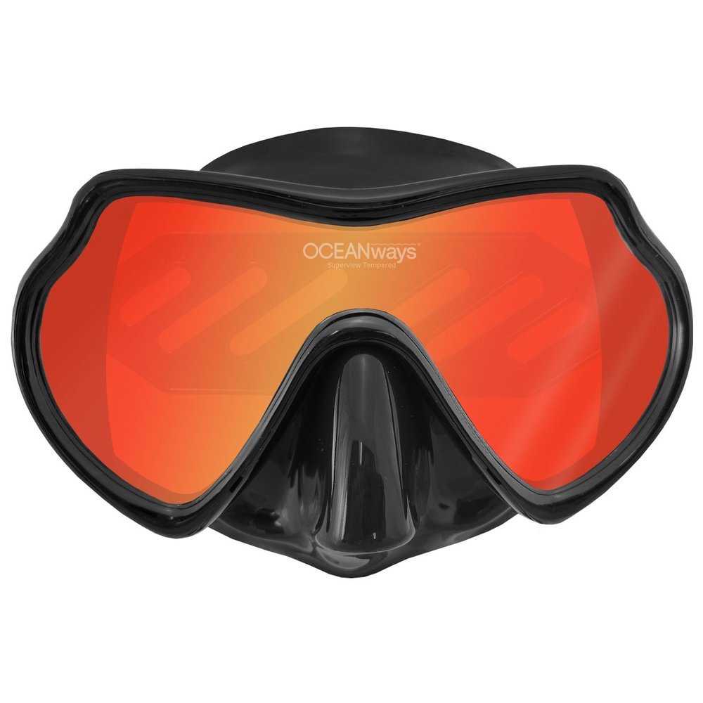 XS Scuba Oceanways - SuperView-HD Mask - Black Silicone