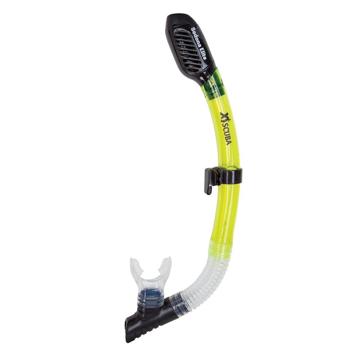 XS Scuba Sedona Elite Dry Snorkel - Ice Blue