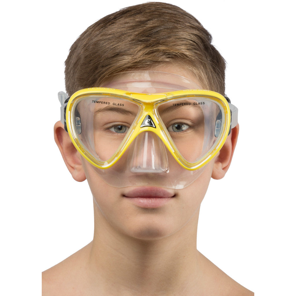 Cressi Pegaso & Iguana Semi-Dry Mask & Snorkel Set