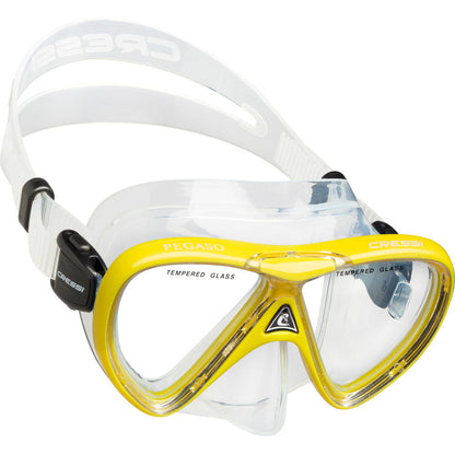 Cressi Pegaso & Iguana Semi-Dry Mask & Snorkel Set